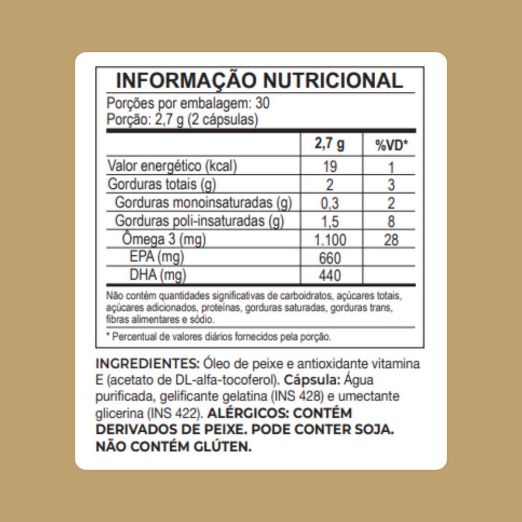 Ômega-3 60 Cápsulas